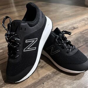 New Balance Black and White Athletic Shoes